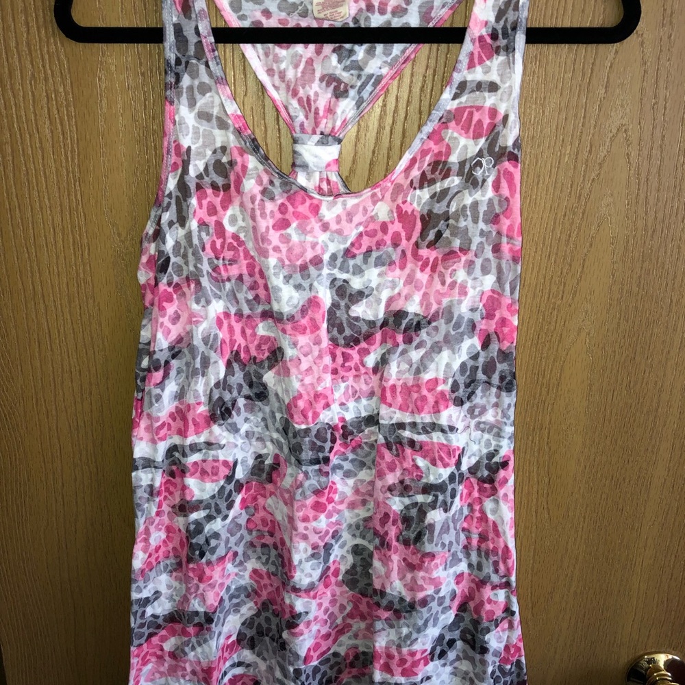 XL Pink Camo Tank Top